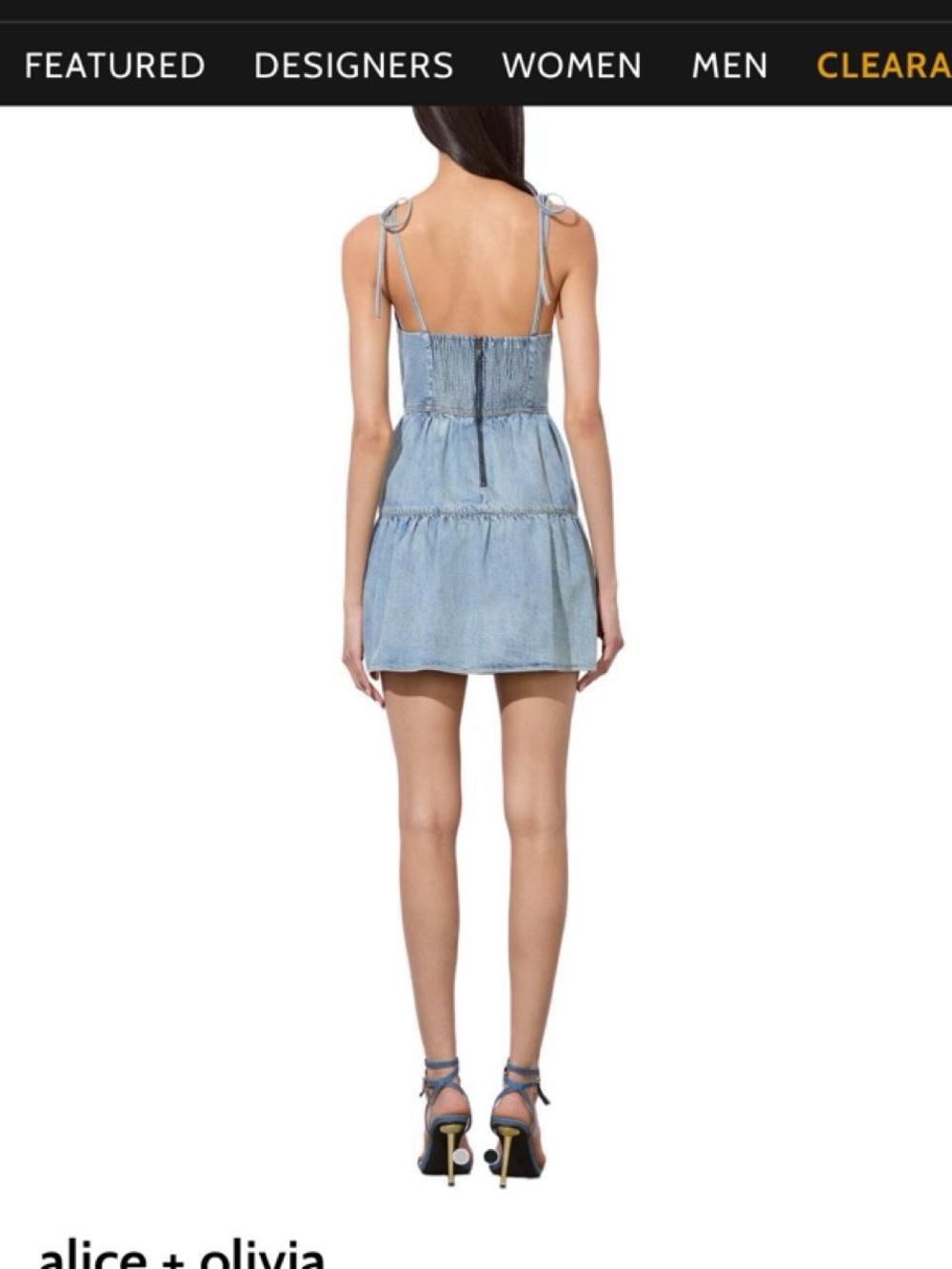 Alice + Olivia - Shanti Mini Dress, Size 2 NWOT - Picture 3 of 6